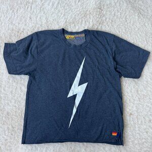 BOLT BOYFRIEND TEE - HEATHER GREY